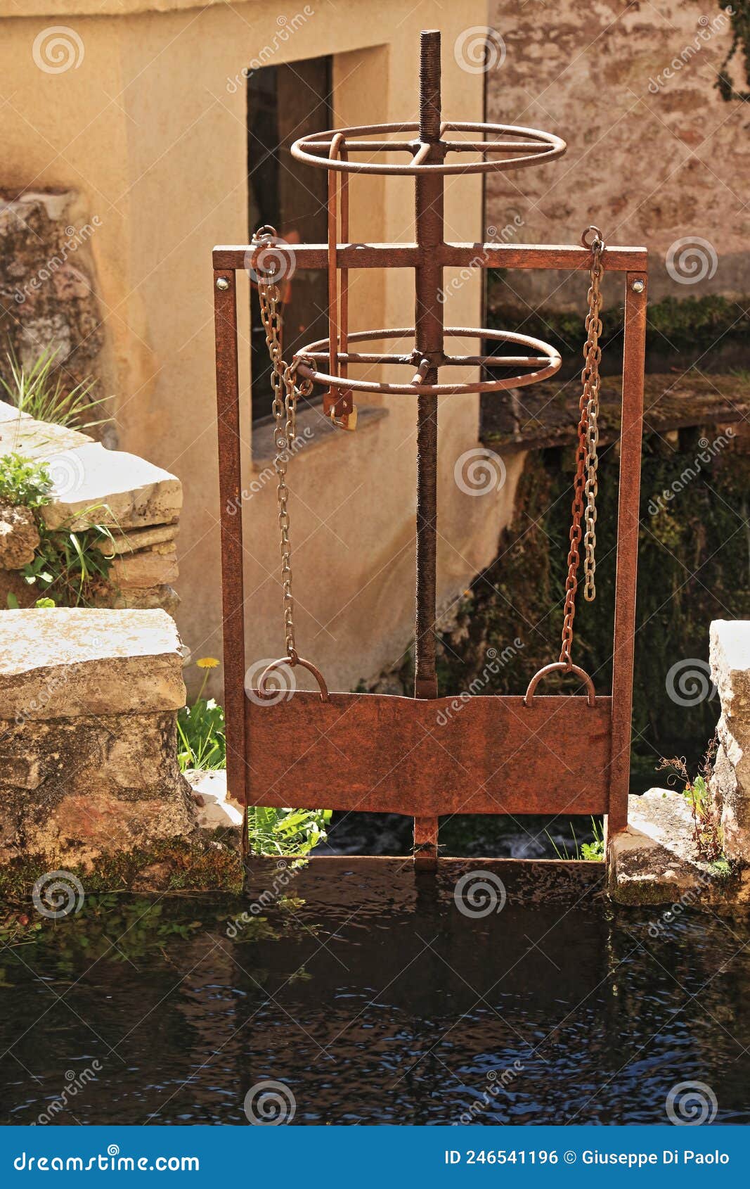 rasiglia, a medieval umbrian village in central italy